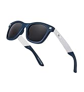 TJUTR Polarisierte Eckige Sonnenbrille Herren mit UV400-Schutz und einzigartigem ikonischem Zahle...