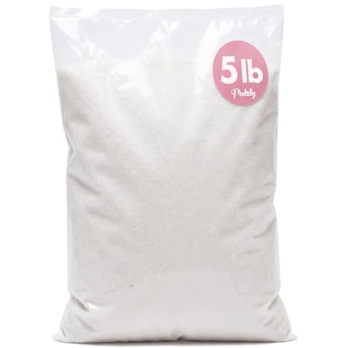 Podzly Decorative Bulk Craft Sand 5 lb White Fine Grain Sand for Crafts Vases Centerpieces Wedding Dcor Party Displays Classroom Activities & DIY Projects for Kids and Adults