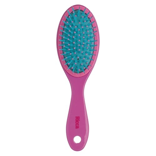 Ricca_ Escova de Cabelo Oval- Cores Sortidas Ricca_ Escova de Cabelo Oval- Cores Sortidas