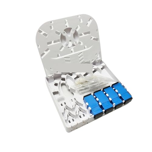 Boîtier fibre optique ODF 4 ports SC UPC en ABS+PC robuste pour déploiement FTTH durable