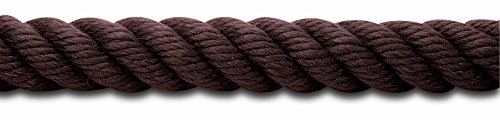 Corde à rampe polypropylène 32mm 4 torons marron bobine 20m