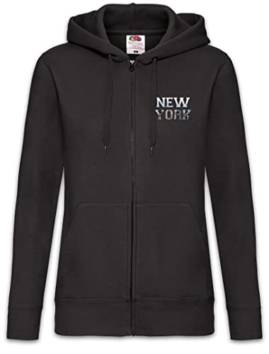 Sweat à Capuche Femme New York Zip chaud et respirant avec poches