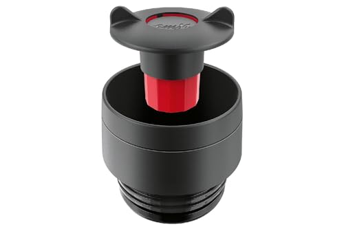 Emsa Ersatzdeckel für Travel Mug Isolierbecher New Quick-Press Schwarz Kunststoff 0 36 & 0 5 Liter