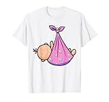 Baby Girl Peeking Out Shirt | Cool Infant On The Way Gift T-Shirt