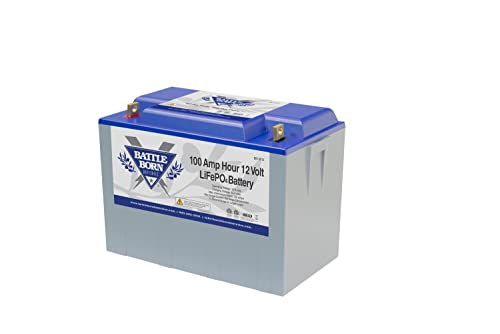 Battle Born Batteries Lifepo4 Deep Cycle Battery - 100Ah 12V Lithium Battery W/Built-In Bms - 3000-5000 Deep Cycle Rechargeable Battery - Rv/Camper, Marine, Overland/Van, And Off Grid Applications #TOP2