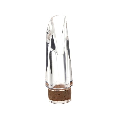 Yardwe Clarinet Mouthpiece Bolwtorch Transparent Durable Design for Optimal Sound Control Fits Standard Clarinet