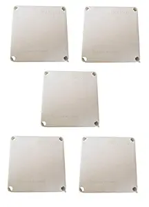 KAMCON? Waterproof PVC Square Junction Box for CCTV Cameras IP65/IP67 Size 100 X 100 X 70 (5, 100 X 100 X 70)