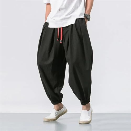 Zadaos Men's Harem Pants Loose Streetwear Casual Trousers Japanese Kimono Sweatpants2