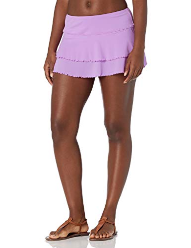 Body Glove womens Smoothies Lambada Solid Mesh Cover Up Skirt Swimsuit | Beachwear Central