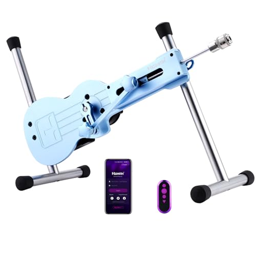 Image of Hismith Mini, Sex Machine with KlicLok System, APP and Remote Controlled Thrusting Love Machine with Dildo, Blue