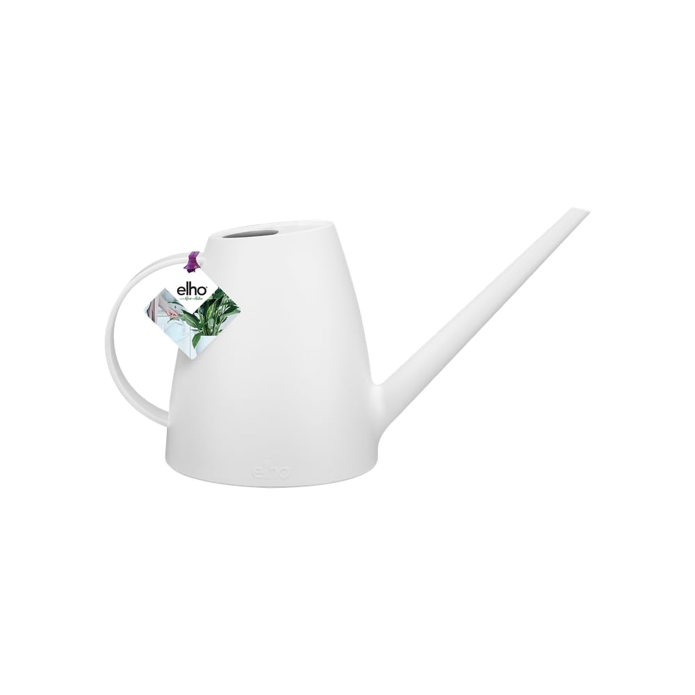 Elho Brussels Watering Can 33 - Watering Can Indoor - 1.8 liters - Ø 33.0 x H 17.0 cm - White/White