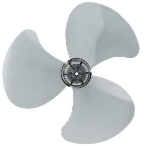 DOITOOL Universal Plastic 3 Leaves Fan Blade Set 16 Inch Replacement Fan Blades with Nut Cover Electric Fan Leaves for Table Standing Pedestal Fan