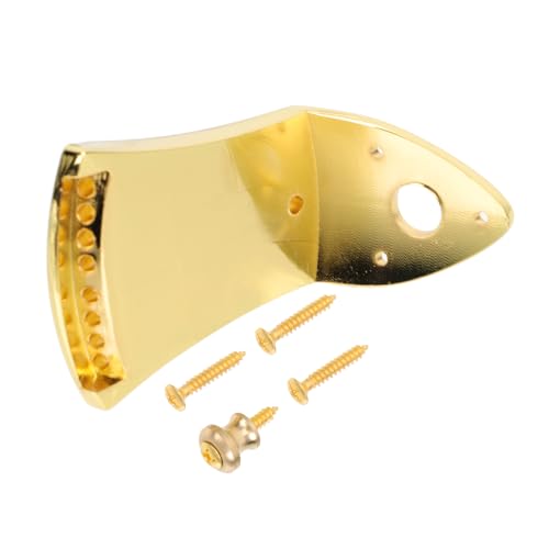 Toddmomy Mandolin Bridge Pins 8-string Musical Instrument Parts Mandolin String Hardware Kit