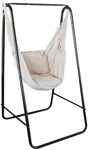 Cadre De Fauteuil Suspendu, Cadre Balançoire Hamac Chaise Suspendu Soutien Support Fauteuil En Metal 215 Cm Charge Maximale 150 Kg 87603854