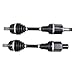 DriveFix Front Left and Right CV Axle Shaft Assembly for Mercedes-Benz C300 2.0L C400 C450 AMG 3.0L 2015 2016 2017