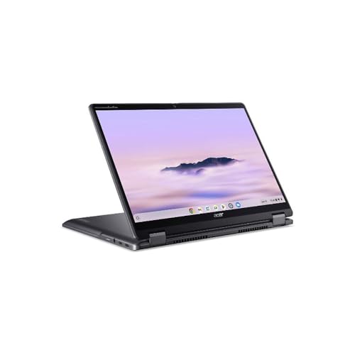 Image of Acer Chromebook Plus Spin 514 CPE594-1N CPE594-1N-5551 14 inch Touchscreen Convertible 2 in 1 Chromebook - WUXGA - 60 Hz - Intel Core 5 120U - 16 GB - 256 GB SSD - English (US) Keyboard - Iron