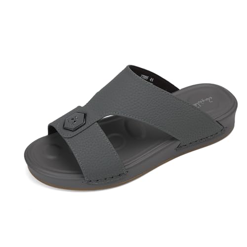 Arabic Slippers Men's Sandal Light Weight Slip On Ultra Soft Massage Grip Breathable Medical Water Proof Traditional Outdoor Arabic Sandals for Slippers Men