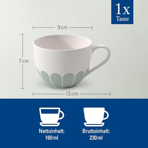 Taza de café Villeroy & Boch Fleur Vert 160 ml miniatura 3