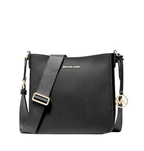 Michael Kors Jet Set Travel Petit sac à bandoulière Noir, Saffiano noir, Small