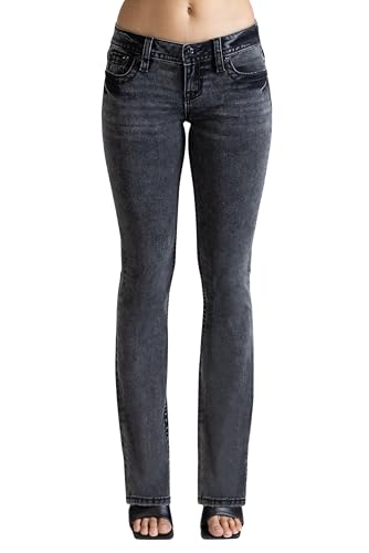 Miss Me Women's Ryder Jane Low-Rise Bootcut Jeans2