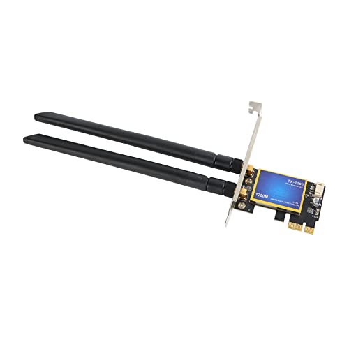 Tarjeta WiFi PCIE Dual Band 1200Mbps 2.4G 5G Adaptador de Red 4.0 para PC Windows 7 8 10, Plug and Play miniatura 7