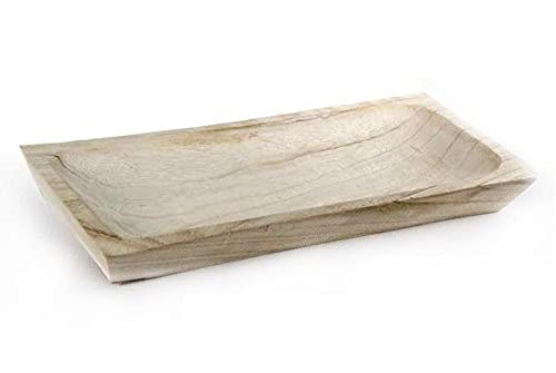 Gicos Piatto Vassoio Rettangolare centrotavola Cucina in Legno 40 * 18 * 4 cm GDO-745027