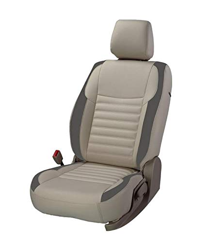 3D FRONTLINE PU Leather Car Seat Cover Compatible with Jeep Compass