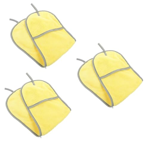 Housoutil 3pcs Dog Cat Bath Towel Multipurpose Pet Towel Set Soft Cozy Quick Drying for Pet Bathing