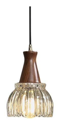 Lustre à pétales de verre HJLJKG au-dessus d'un îlot de cuisine pour vos repas