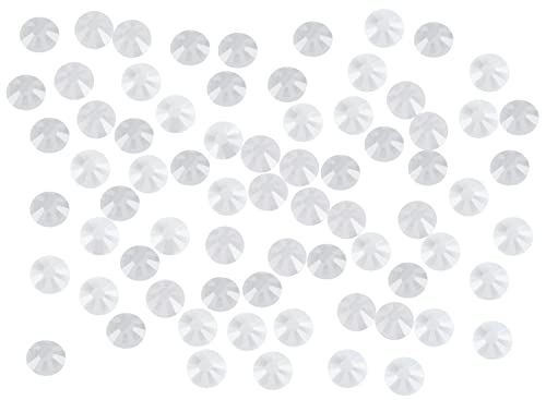 Image of 1440PCS Art Nail Rhinestones Non Hotfix Glue Fix Round Crystals Glass Flatback for DIY Jewelry Making with one Picking Pen (ss16 1440pcs, Clear Crystal)