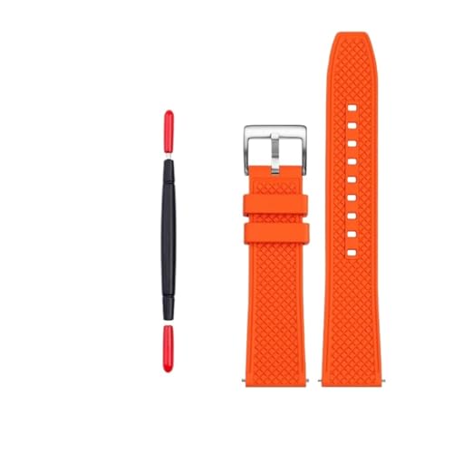 [X] IW o[ EHb`oh IKɓK ~h[ɓK V`YɓK ZCR[ɓK VR Xgoh uXbg 20MM 22MM Y X|[cEHb`ANZT[(D-orange silver pin,22mm)