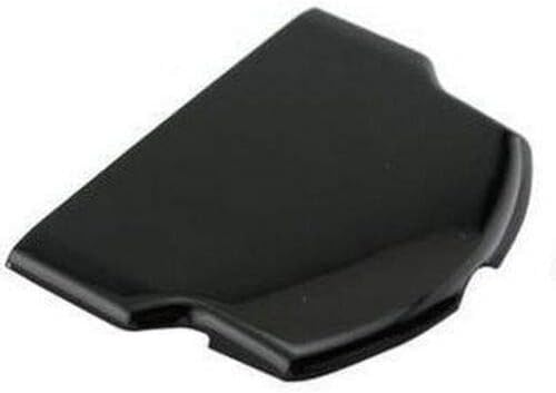 Glossy Black Replacement Battery Cover Holder Shell Back Door, Compatible with Sony PSP 2000 2001 2002 2003 2004 3000 3001 3002 3003 3004 2nd & 3rd Gen Consoles