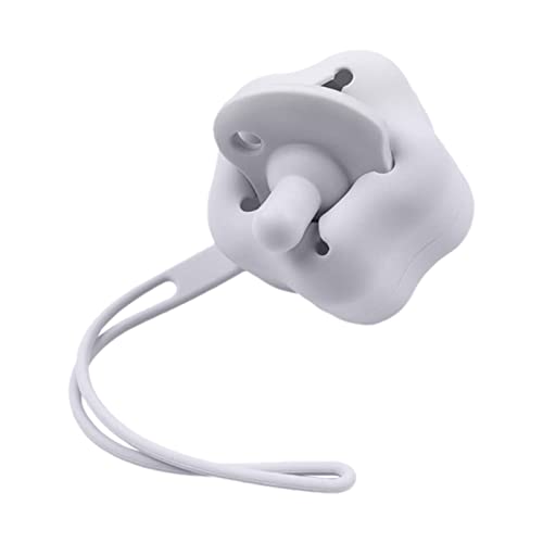 Bebê Chupeta Titular Silicone - Estojo Paci-Pouch de silicone portátil em forma de pentagrama para v