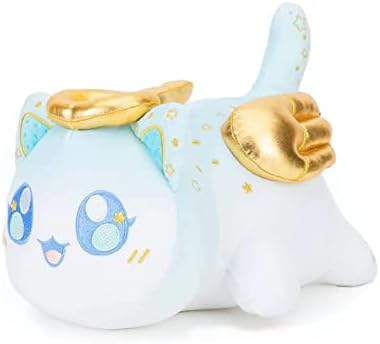 Kralabre Cat Mee Meow Plush, Cute Anime Cartoon Cat Stuffed Animal Figure Toy Plush Pillow Gift for Fans Kids (Donut Cat)
