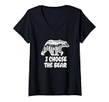 Photo Gallery donna amante del campeggio i choose bear animale natura campeggio outdoor maglietta con collo a v Photo Gallery donna amante del campeggio i choose bear animale natura campeggio outdoor maglietta con collo a v