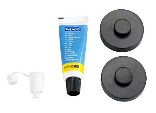 Preisvergleich Produktbild WENKO Power-Loc® Adapter Schwarz