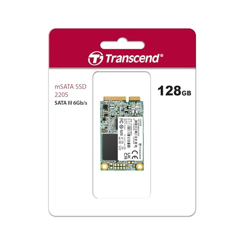 Image of Transcend 128GB MSA220S mSATA SATA III SSD, SLC Cache