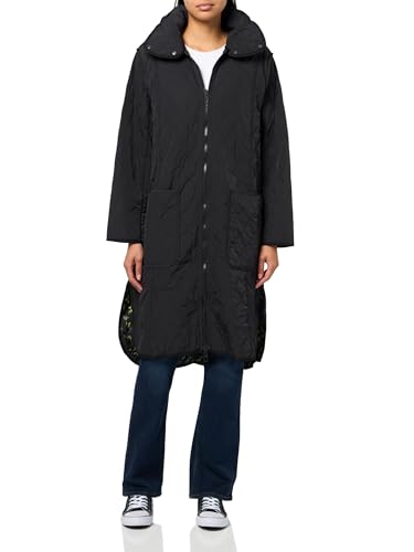 Manteau long tissé Desigual pour femme contre le froid urbain