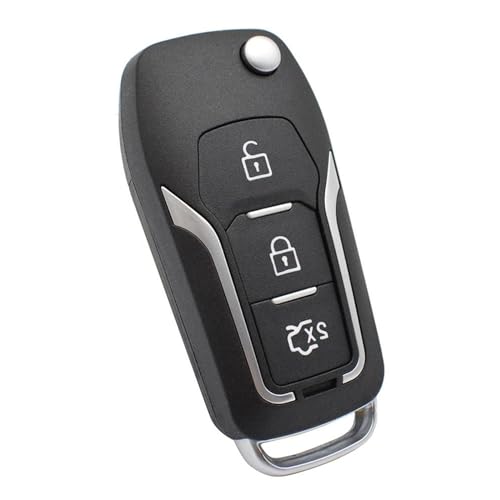 Funda para llave remota Ford Mondeo 2007-2014: carcasa de recambio para mando a distancia