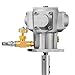 Power Mixer Pneumatic Agitator Clamp-On Drum Agitator Industrial-Grade Pneumatic Shaker Paint Stirring Tool，Stainless Steel Handheld Pneumatic Paint Mixer, Drum Agitator Stirrer Tool for Eff