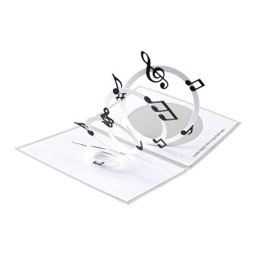 Matrices de découpe avec notes de musique scrapbooking portée Pop-Up - 3
