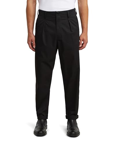 Chino Pleated Relaxed Tapered G-STAR pour homme pantalon ample