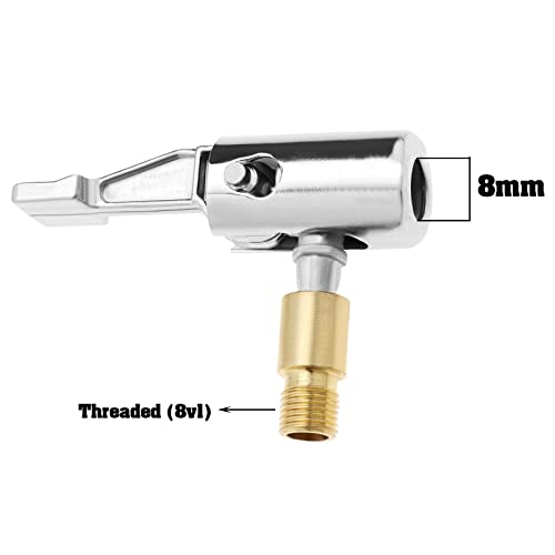 Image of 8v1 Thread Air Inflator Hose Adapter Replacement Tire Air Chucks Car Air Pump Thread Nozzle Adapter Car Pump Accessories for Motorcycles Car Non-Deflate
