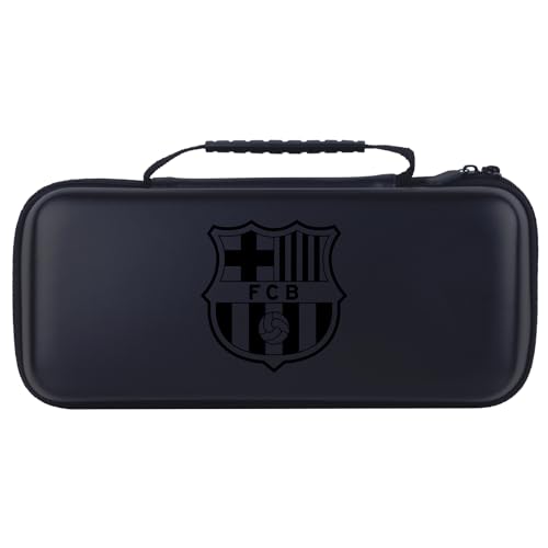 Housse rigide premium FC Barcelona avec blason gaufré pour console Asus ROG Ally
