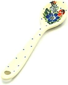 Polish Pottery Spoon - Small - Garden Party