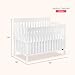 Dream On Me Ashton 4-in-1 Convertible Full-Size Baby Crib, White, GreenGuard Gold & JPMA, Sustainable Pinewood, 4 Mattress Heights, Converts to Toddler, Day & Full-Size Bed