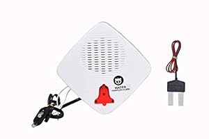 Aarav Water Tank Overflow Alarm Siren with Voice Sound, Wired Sensor Security System Water Alarm Bell with Free Water Sensor AUWA-18AC