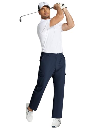 COOFANDY Men's Casual Pants Lightweight Hiking Cargo Pants Stretch Outdoor Work Pant with Multi Pockets3