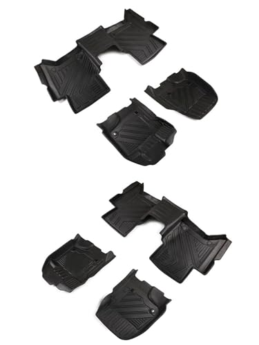 Tapis de voiture TPE pour Ford Ranger Wildtrak 2017-2020 camion 5 places - 2