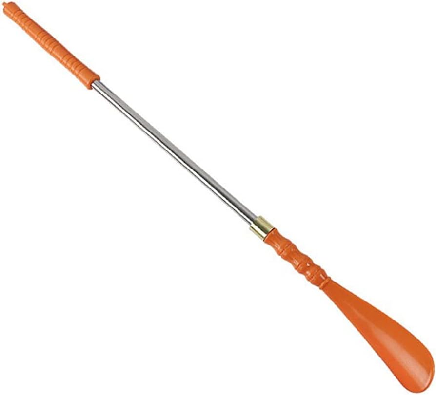 1PCS 18.5Inch Lengthen Shoe Horn Stainless Steel Easy To Take Helper Stick Accessories Shoespooner